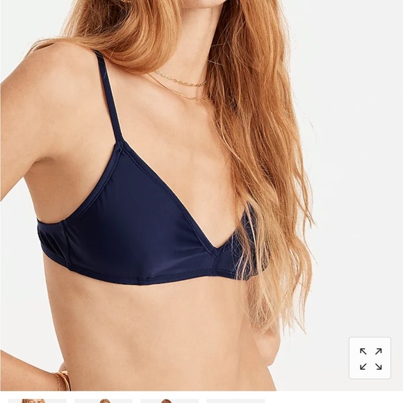 JCrew- NWT French Bikini Top - Picture 4 of 6